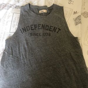 Hollister Grey Muscle Tee